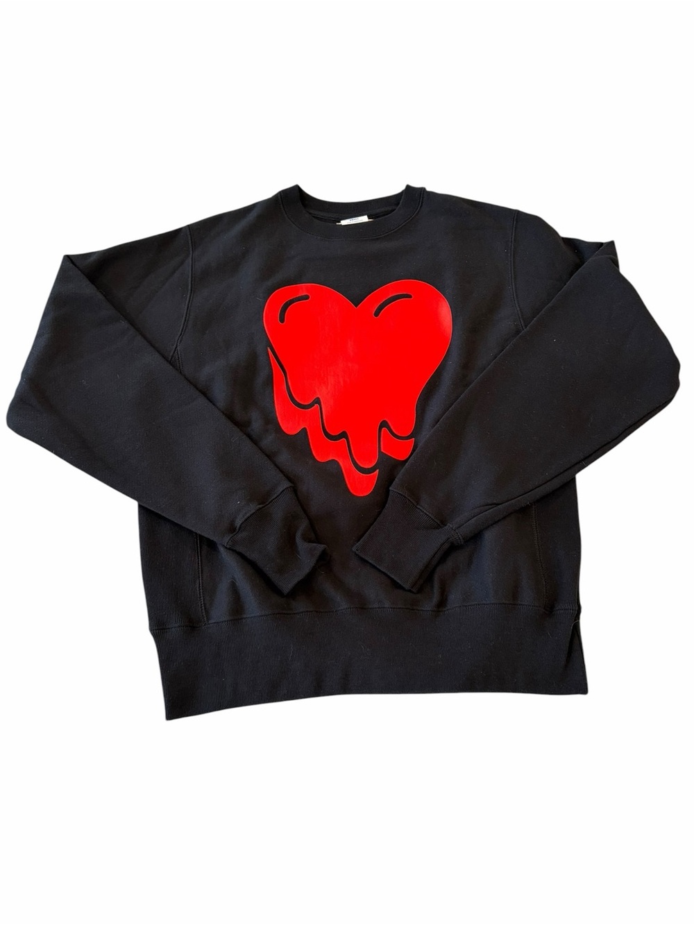 Emotionally Unavailable Champion Reverse Weave Bleeding Heart Sweatshirt Small